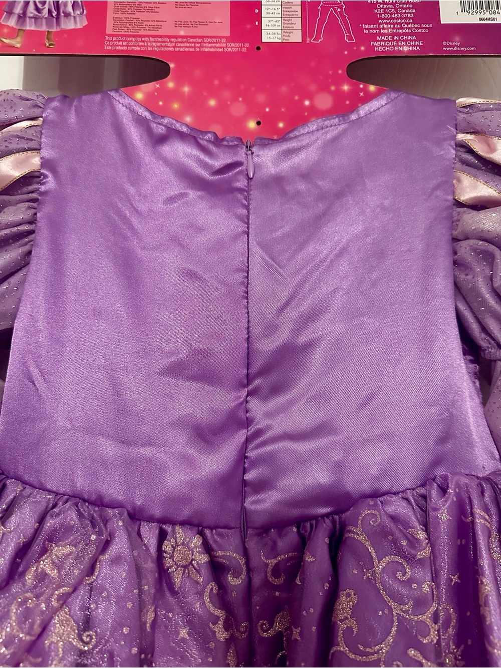 Disney Princess Rapunzel Girl’s Costume - Size XS (3-4T) - Picture 8 of 11